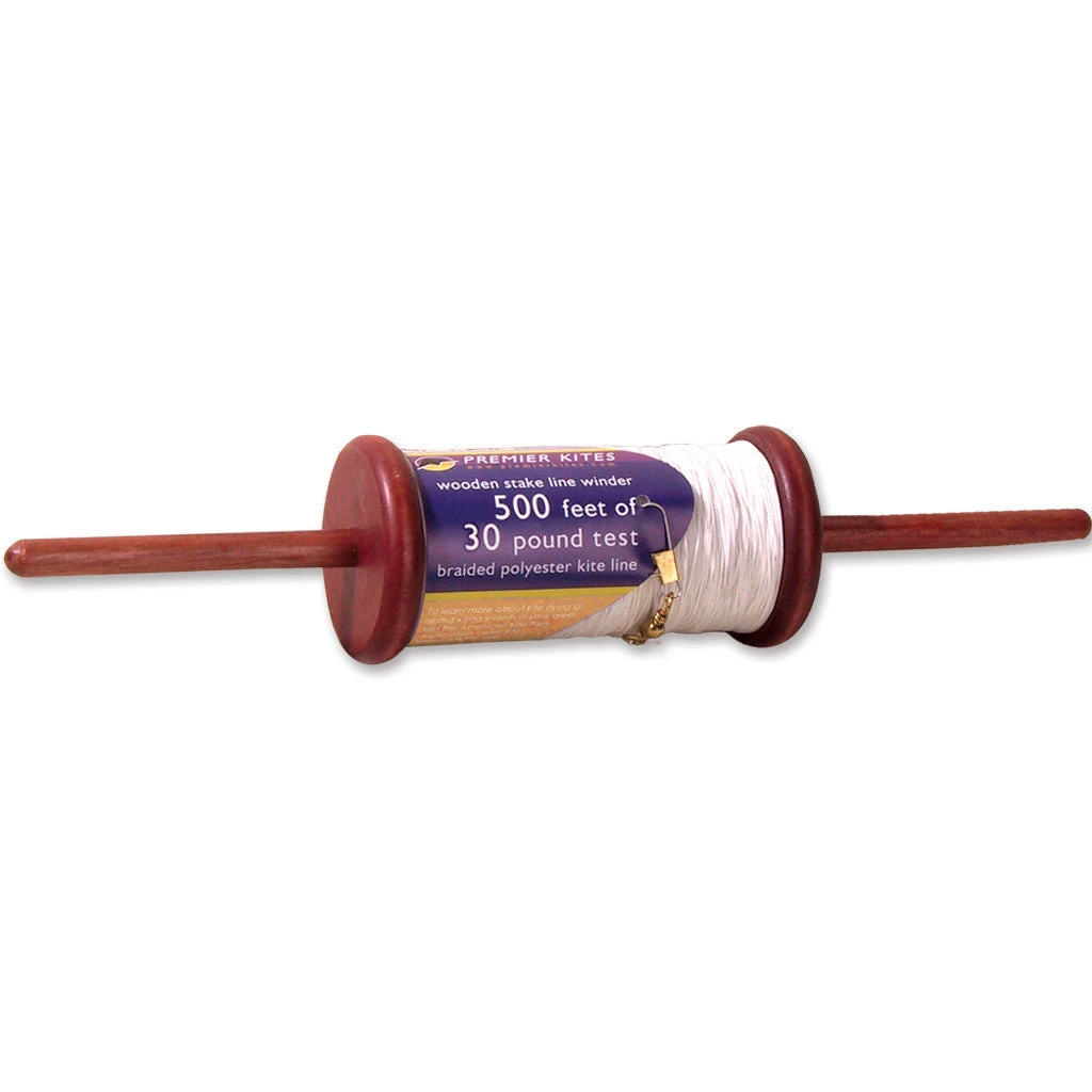 30 Lb./500 Ft. Kite Line/Wooden Winder 1 30 Lb./500 Ft. Kite Line/Wooden Winder