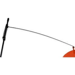 Swimming Fish Recumbent Bike Flag - Clownfish 9 Swimming Fish Recumbent Bike Flag - Clownfish -Kite Shop DSC 0032 SwimmingFish CloseUp PoleHardware 1024