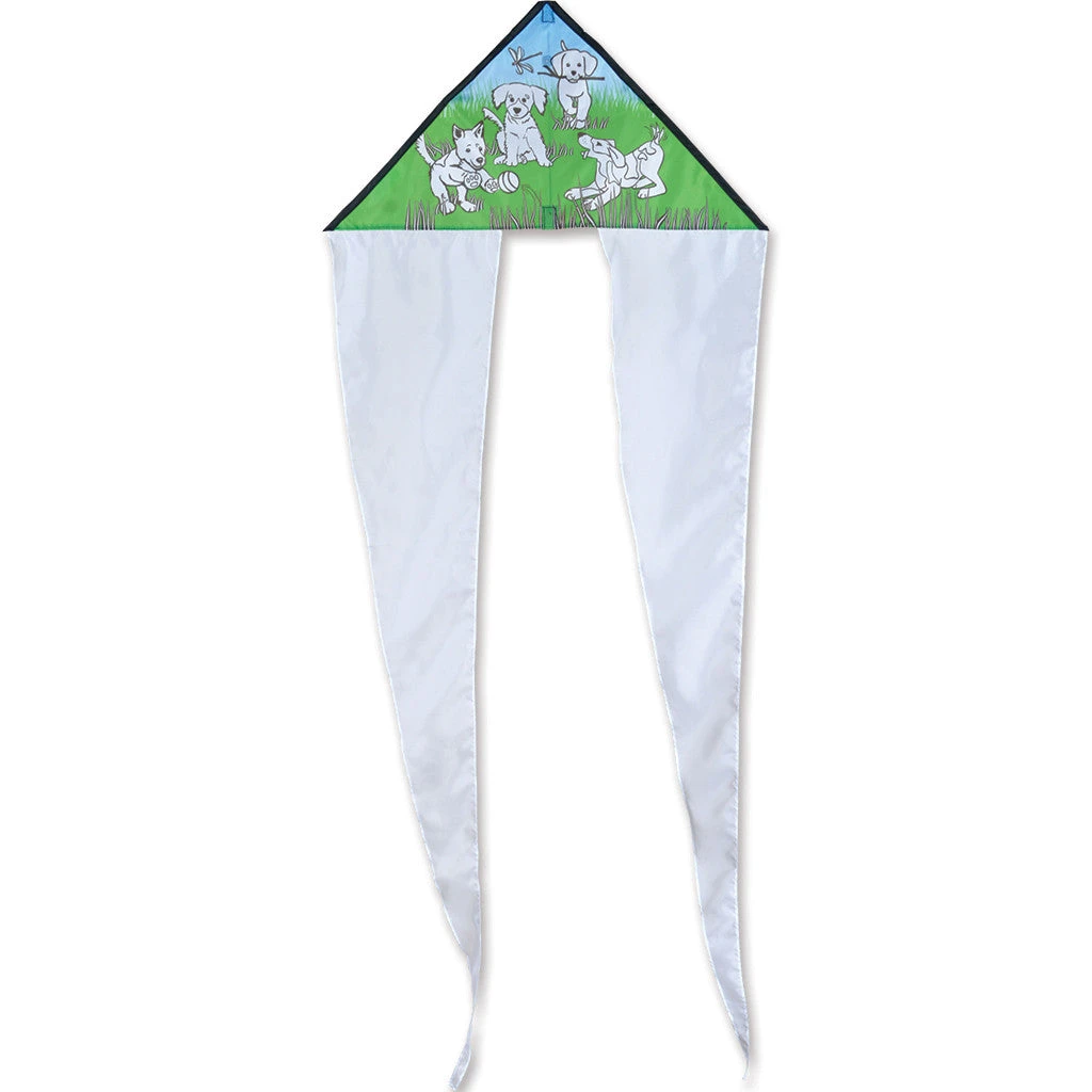 Coloring Kite - Dogs 1 Coloring Kite - Dogs