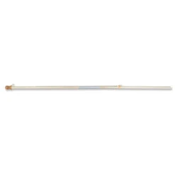 72 In. 2-Piece Wood Flag Pole W/ Plastic Sleeve
