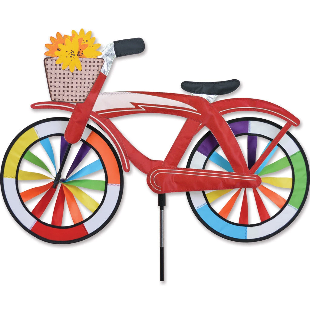 30 In. Bike Spinner - Red Classic Cruiser 1 30 In. Bike Spinner - Red Classic Cruiser
