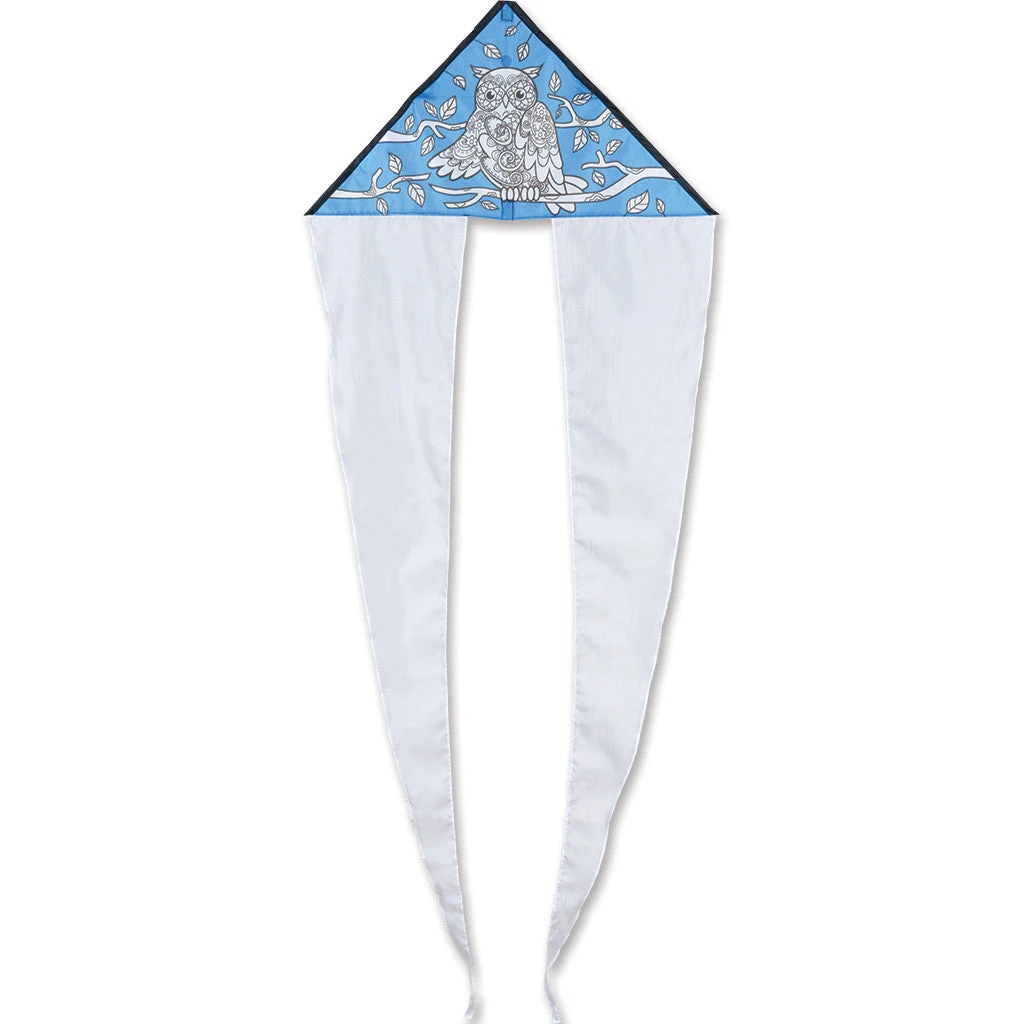 Coloring Kite - Owl 1 Coloring Kite - Owl