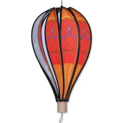 18 In. Hot Air Balloon - Red Vintage